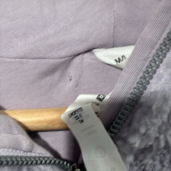 Lululemon Scuba Oversized Half-Zip Fleece Hoodie in Faint Lavender - size M/L - Picture 9 of 10